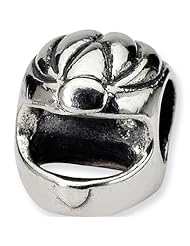 Reflection Beads Silver Helmet Travel Bead