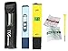 Ph & TDS Meter Set, Combo of +/- 0.1ph High Accuracy Ph Meter and +/- 2% Readout Accuracy TDS Meter