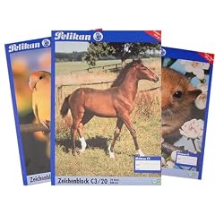 Pelikan 224840 - Zeichenblock DIN A3 20 Blatt 100gr