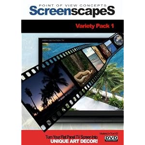 ScreenscapeS: Variety Pack I DVD (HD video screen-savers for your TV!)