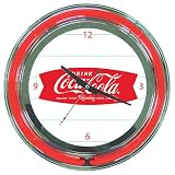 Coca-Cola Neon Clock Refreshing 14 Inch