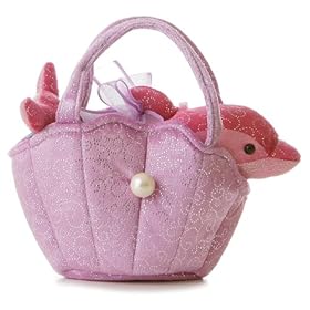  Aurora Plush Dolphin Purse FancyPal