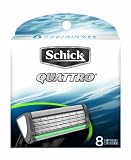 Schick Quattro Refill Cartridges , 8 Cartridges