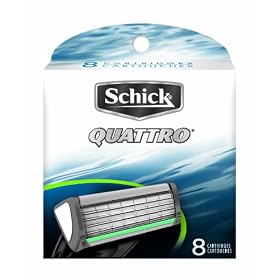 Schick Quattro Razor Blades (8 Cartridges)