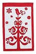 Christmas Reindeer Garden Size Applique Flag