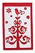 Christmas Reindeer Garden Size Applique Flag