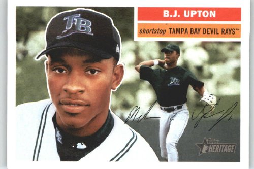 2005 Topps Heritage #287 B.J. Upton - Tampa Bay Devil Rays (Baseball Cards)