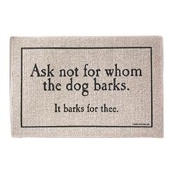 High Cotton For Whom The Dog Barks Doormat