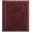 Medici Italian Leather Photo Album / Wedding Album / Scrapbook, Embossed Art, 8x10"