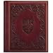 Medici Italian Leather Photo Album / Wedding Album / Scrapbook, Embossed Art, 8x10"