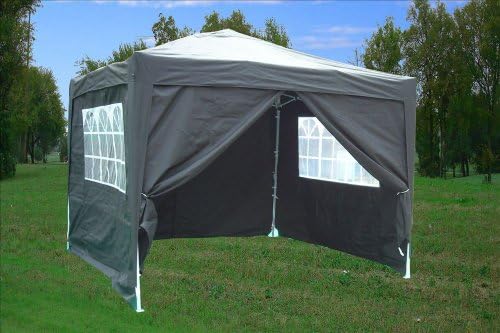 10x10 Pop Up Canopy Party Tent EZ CS - 8 Color Available (Black)
