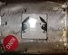 Playboy Satin Signature King Sheet Set Silver/Black