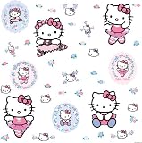 RoomMates RMK1199SCS Hello Kitty Ballet Peel & Stick Wall Decals