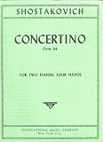 Concertino,opus 94 two pianos-four hands