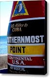 Only 90 Miles to Cuba Canvas Print / Canvas Art - Artist Susanne Van Hulst