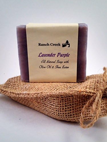 Parsons Trading Company Ranch Creek Lavender Purple Handmade Soap, 2 Bars, Approx. 4 ozs ea. -- GMO Free!