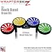 Rising Sun Colors Skin by WraptorSkinz fits Rock Band Drum Set for Nintendo Wii, XBOX 360, PS2 & PS3 (DRUMS NOT INCLUDED)