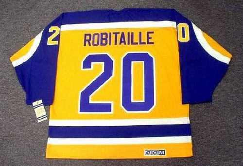 Buy LUC ROBITAILLE Los Angeles Kings 1987 CCM Vintage Throwback Home NHL Hockey Jersey