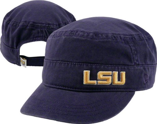 LSU Tigers Women's New Era Military Adjustable Hat
