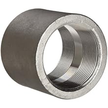 Stainless Steel 304 Cast Pipe Fitting, Full Coupling, MSS SP-114, NPT Female
