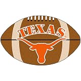 Fanmats Texas Longhorns Football-Shaped Mats