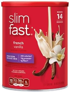 SlimFast High Protein Creamy Vanilla Shake Mix, 12.83 Ounce