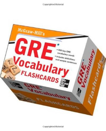 McGraw-Hills GRE Vocabulary Flashcards
