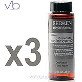 Redken For Men 5 Minute Color Camo - Dark Natural 3 bottles 2oz each