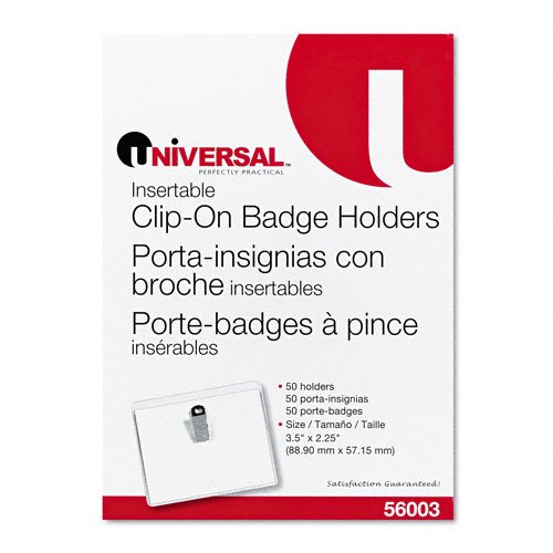 Swivel Clip Style Badge Holder With Inserts