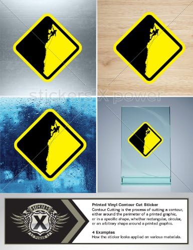 Decal Sticker Mountaineering Sporting Activities Sing Car Window,Helmet,Truck,Boat,Vinyl Art Decor Size: 5 X 5 Inches Vinyl color print