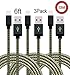 Aplenta 3-Pack 6feet 8 Pin Lightning to USB Cable Syncing and Charging Cable Cord for iphone SE,iPhone 6s, 6s+, 6+, 6,5s 5c 5,iPad Mini, Air,iPad5,iPod on iOS9(gold&gray)