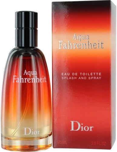 AQUA FAHRENHEIT by Christian Dior EDT SPRAY 2.5 OZ for MEN ---(Package Of 4)