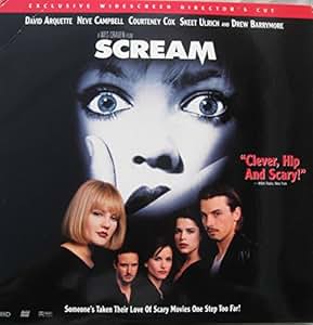 Scream (Director's Cut) Laser Disc: Amazon.co.uk: Wes Craven, David Arquette, Neve Campbell ...