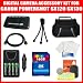 8GB Deluxe Accessory Kit Includes 8GB High Speed Memory card + USB Card Reader + 4AA High Capacity Rechargeable NIMH Batteries And AC/DC Rapid Charger + Deluxe Case + More For Canon PowerShot SX130 IS SX130IS SX150 IS SX150IS Digital Camera