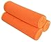 Sinland 16 Inch X 24 Inch 320gsm Thick Microfiber Waffle Weave Kitchen Towels Dish Drying Towels Dish Cloths(pack of 3,orange/edge Yellow)
