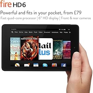 Fire HD 6, 6" HD Display, Wi-Fi, 8 GB (Black) - Includes Special Offers