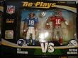 Re-Plays NFL 2 Pack: Indianapolis Colts Peyton Manning vs New York Giants Eli Manning 4" Action Figures