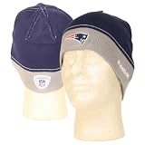 New England Patriots 2-Tone Winter Knit Beanie - Navy / Gray