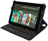 YooMee Black Amazon Kindle Fire 7 Inch Android Tablet Leather