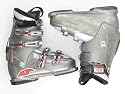 Used Nordica Easy Move S Gray Mens Ski Boots Size 9.5 Minor Cuff Wear
