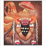 Attracting Barong Dancer Painting - Bali Art - New Arrivals - CraftNetwork