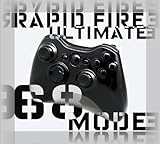 68 Mode Xbox 360 Glossy Black Rapid Fire Modded Controller for MW3 MW2 Blac ....