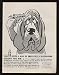 1960 Trig Deoderant Bloodhound Dog With Gun to Head Print Ad (14339)