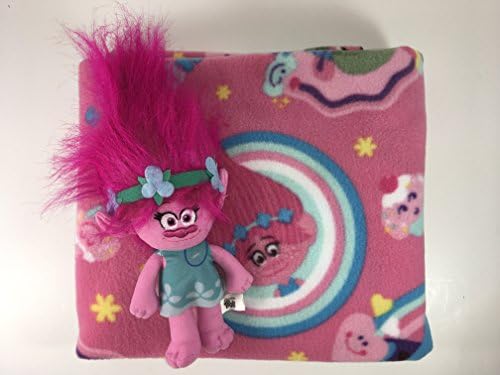 Fleece Throw Trolls Movie and Troll Doll Gift Set
