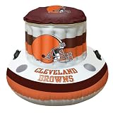 Cleveland Browns NFL Beach/Pool Inflaitable Floating Cooler (49x20")"