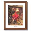 Framed Oak Tom Browning Old St Nick Santa Clause Bubble Magic #2 Christmas Picture Art Print