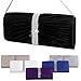 Padoora Womens Elegant Pleated Satin Rhinestone Fashion Clutch Handbags Evening Bag