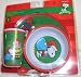 Peanuts Snoopy Christmas Dinnerware Set - 3 piece Kids Set Plate Bowl and Cup