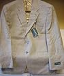 Lauren By Ralph Lauren Light Brown Plaid 2-button Wool Suit, Size 42S