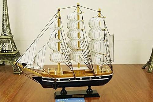 Carol Don Handcraft Detailed Wooden Nautical Mediterranean Style Decor Gifts Home Furnishing Ship Model Boat